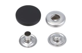 кнопка монетка l-12 soft-touch цв черный нерж медицинская сталь 15мм + никель3 части 12,5мм(уп ок. –  установочная фурнитура для шитья дома купить в Веллтекс | Волгоград
