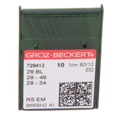 Иглы GROZ-BECKERT BLx29 №80/12 (уп.10шт.) (0)