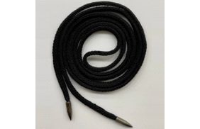 шнурки tby круглые 5мм арт.slf044 длина 130 см цв.черный купить по цене 45 руб для домашнего шитья - в интернет-магазине Веллтекс | Волгоград

