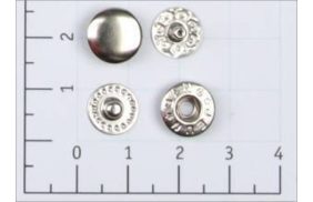 кнопка l-10 цв никель сталь 9.5мм (уп ок.1440шт) k-38 strong купить по цене 1.43 руб - в интернет-магазине Веллтекс | Волгоград
