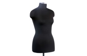манекен женский р44 (88-68,8-96) твёрдый цв чёрный ост купить по цене 4650 руб - в интернет-магазине Веллтекс | Волгоград

