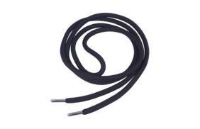 шнур круглый с сердечником 8мм, 100пэф, черный, наконечник никель (150см) купить по цене 55 руб для домашнего шитья - в интернет-магазине Веллтекс | Волгоград

