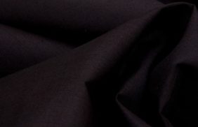 ткань сорочечная смесовая (т/с) 120гр/м2, 80хб/20пэ, 150см, wr, черный/s580 mt купить в Волгограде.